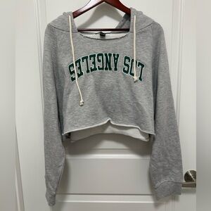 NWT Forever 21 Los Angeles Cropped Sweatshirt